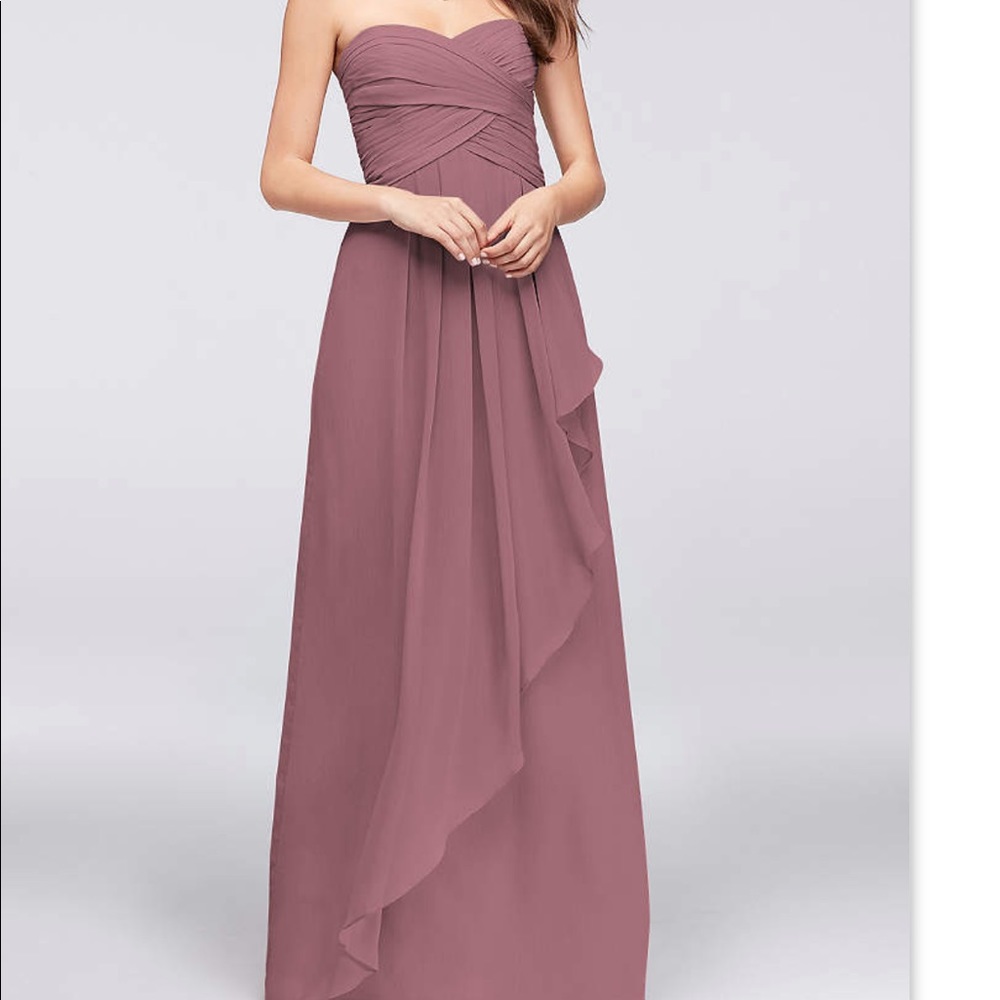 David’s bridal Quartz brand new bridesmaid gown size 8